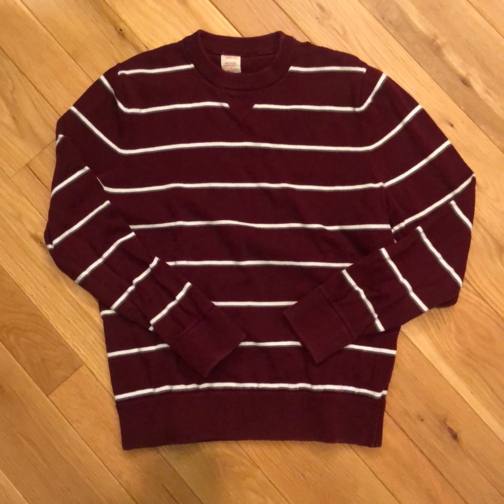 Red striped sweater